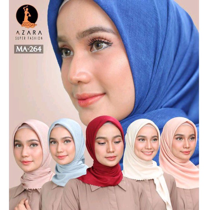 Azara Hijab Segiempat Premium Oskara Morse 110X110 CM