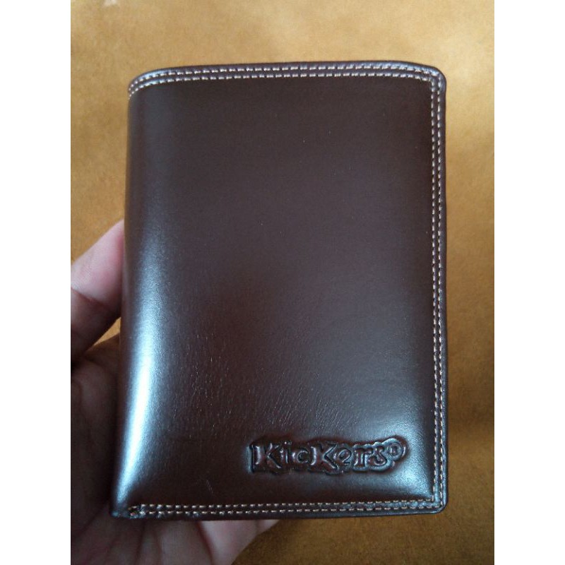 Dompet Pria Full Kulit Sapi Asli Lk Berdiri 13 Slot Kartu EMBOS KICKERS ( KODE LKB )