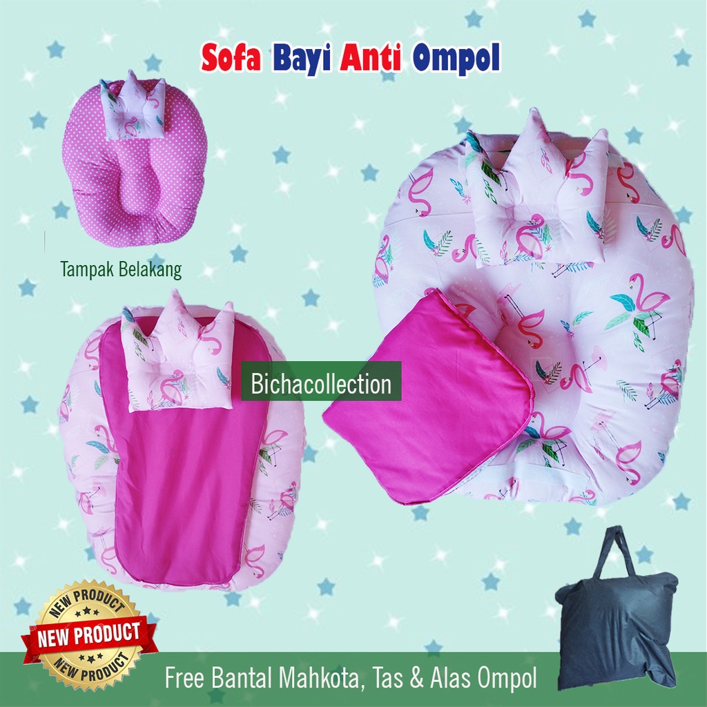 Sofa bayi Anti Ompol Alas anti Ompol Sofa baby Free Bantal peyang dan Tas