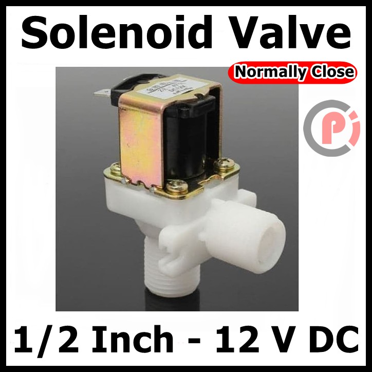 Solenoid Valve Kran keran Listrik 12 VDC 0.5 in Non Preasure