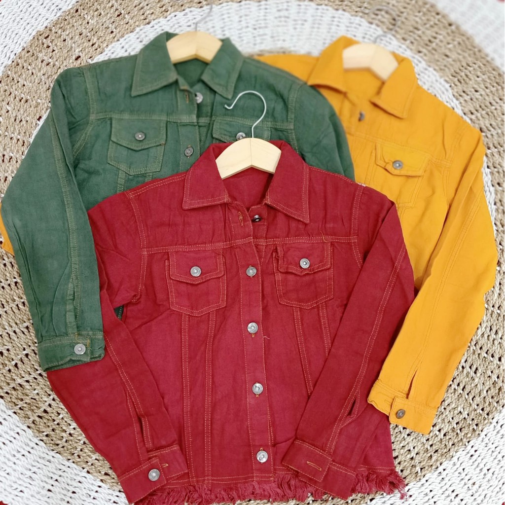 JAKET WARNA RAWIS/ JAKET POLOS BIONDY AURORA