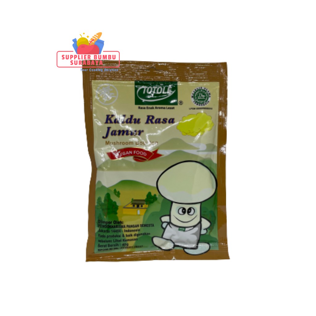 Kaldu Jamur Totole Sehat Alami Non MSG 40g