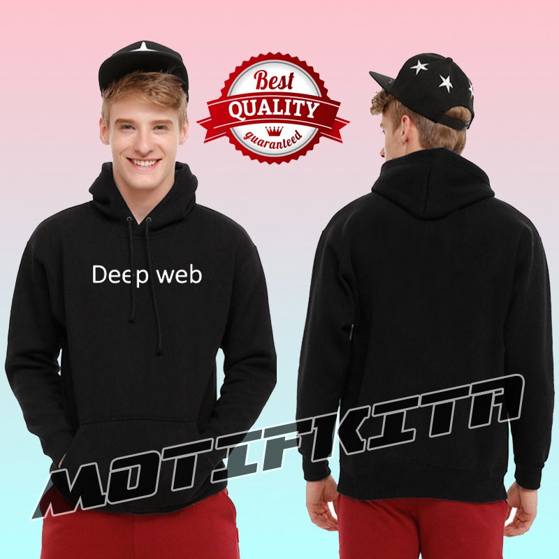 Jaket Sweater Distro Hoodie DEEP WEB Keren Custom MOTIFKITA
