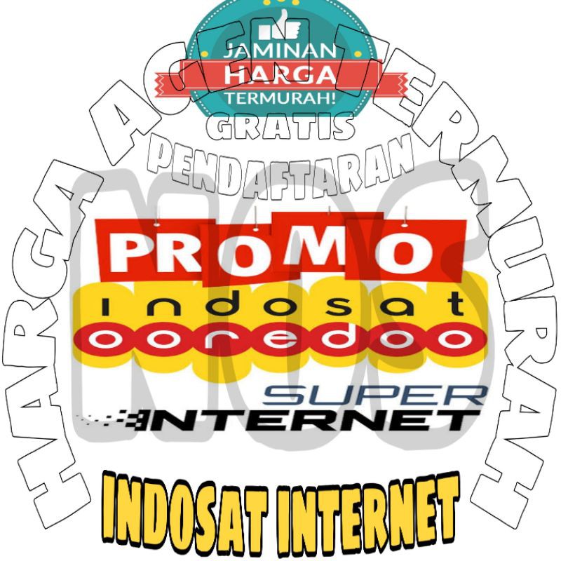 INDOSAT DATA INTERNET PURE | 1 2 3 4 5 6 7 8 9 10 GB 24 jam 30 Hari Full Jaringan Nasional