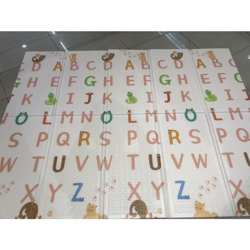 CUSHIONS MATRAS BERMAIN ANAK MOTIF ALPHABET 200x150CM/ACE DIY MULTIPURPOSE FLOOR/ACE MATRAS ANAK DAN BAYI