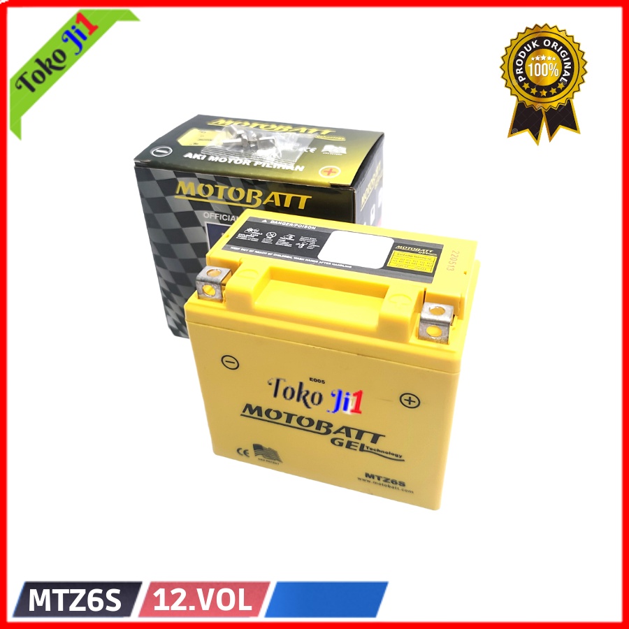 Motobatt Aki Kering Gel MTZ6S Vario 125 - 150 cb150 cbr150 Satria Fu 150 N-Max new