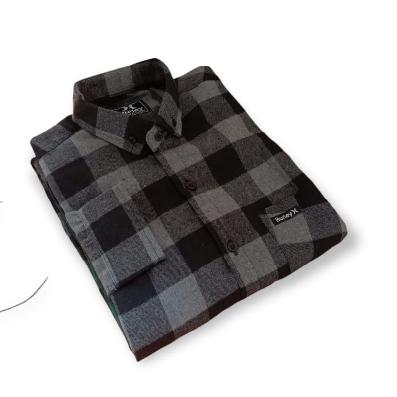 Free sticker baju kemeja pria/ baju kemeja motif/baju  kemeja jumbo/kemeja kotak2 pria tangan panjan