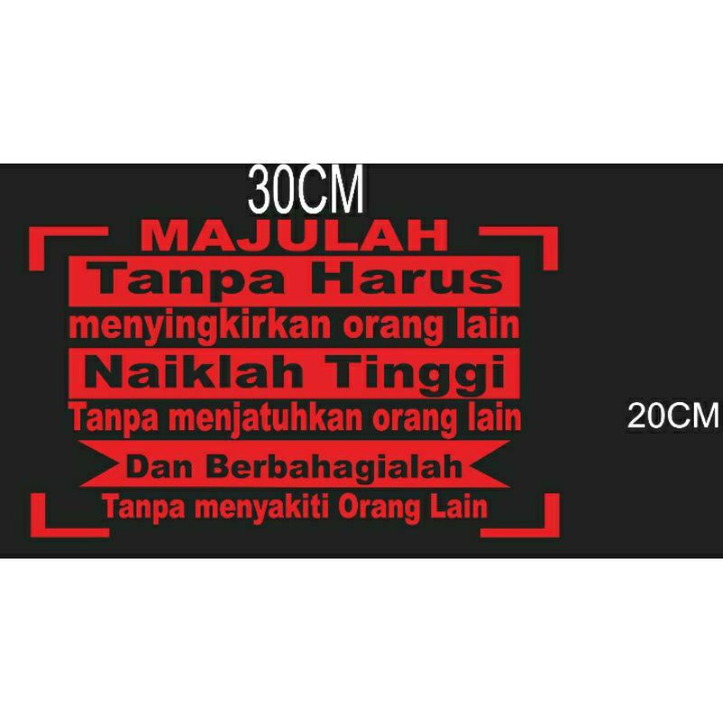 stiker cutting/sticker cutting kata2 buat mobil truck,pick up,colt,elf,canter dll