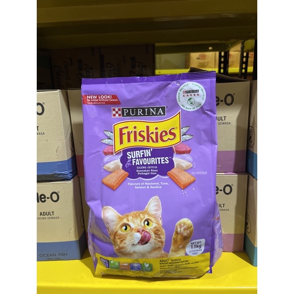 friskies surfin favourites 1.1kg freshpack