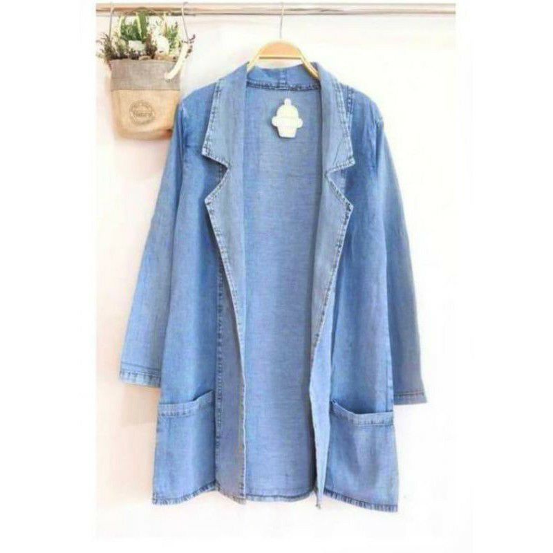 Blazer Cardi Jeans Wash Original Product