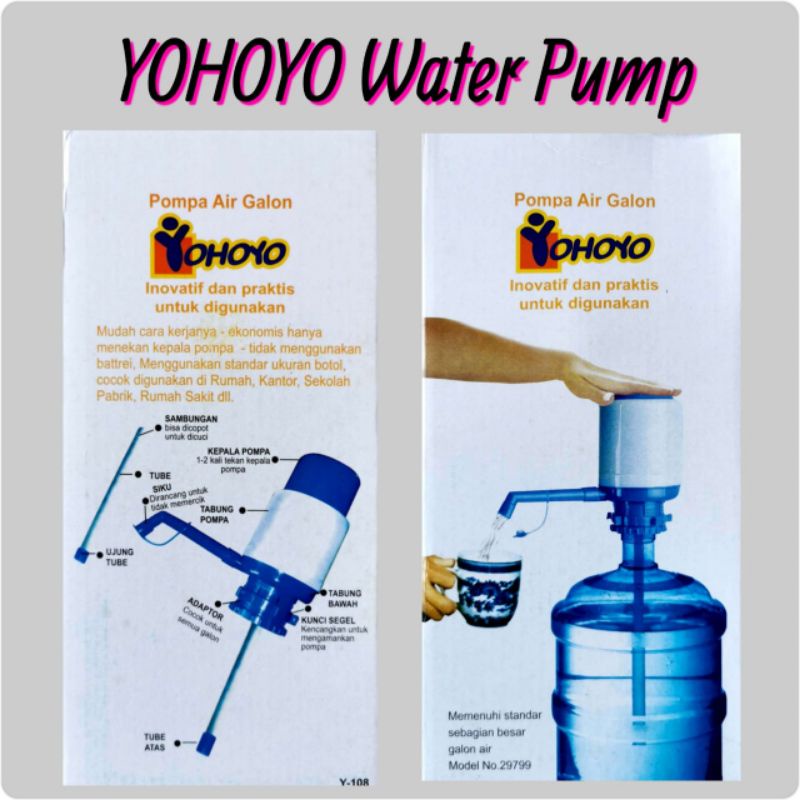 Yohoyo Water Pump Pompa Galon Air Manual