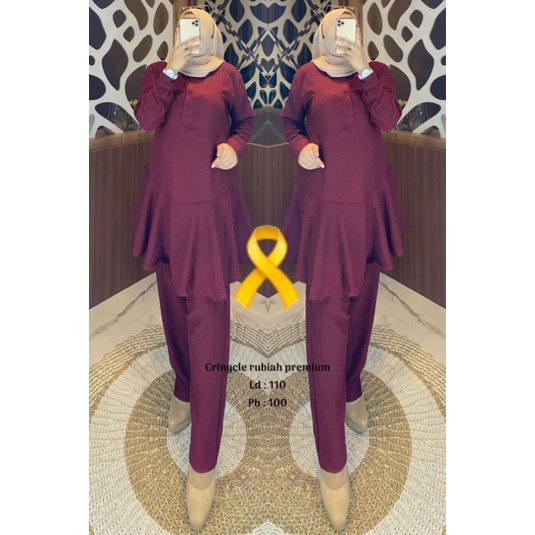 one set crincle rubiah premium