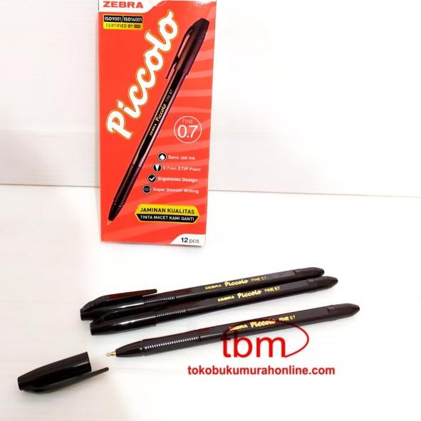 

♖ BOLPEN ZEBRA PICCOLO 0.7 BLACK / PEN ZEBRA PICCOLO / BALLPOINT PICCOLO ♦