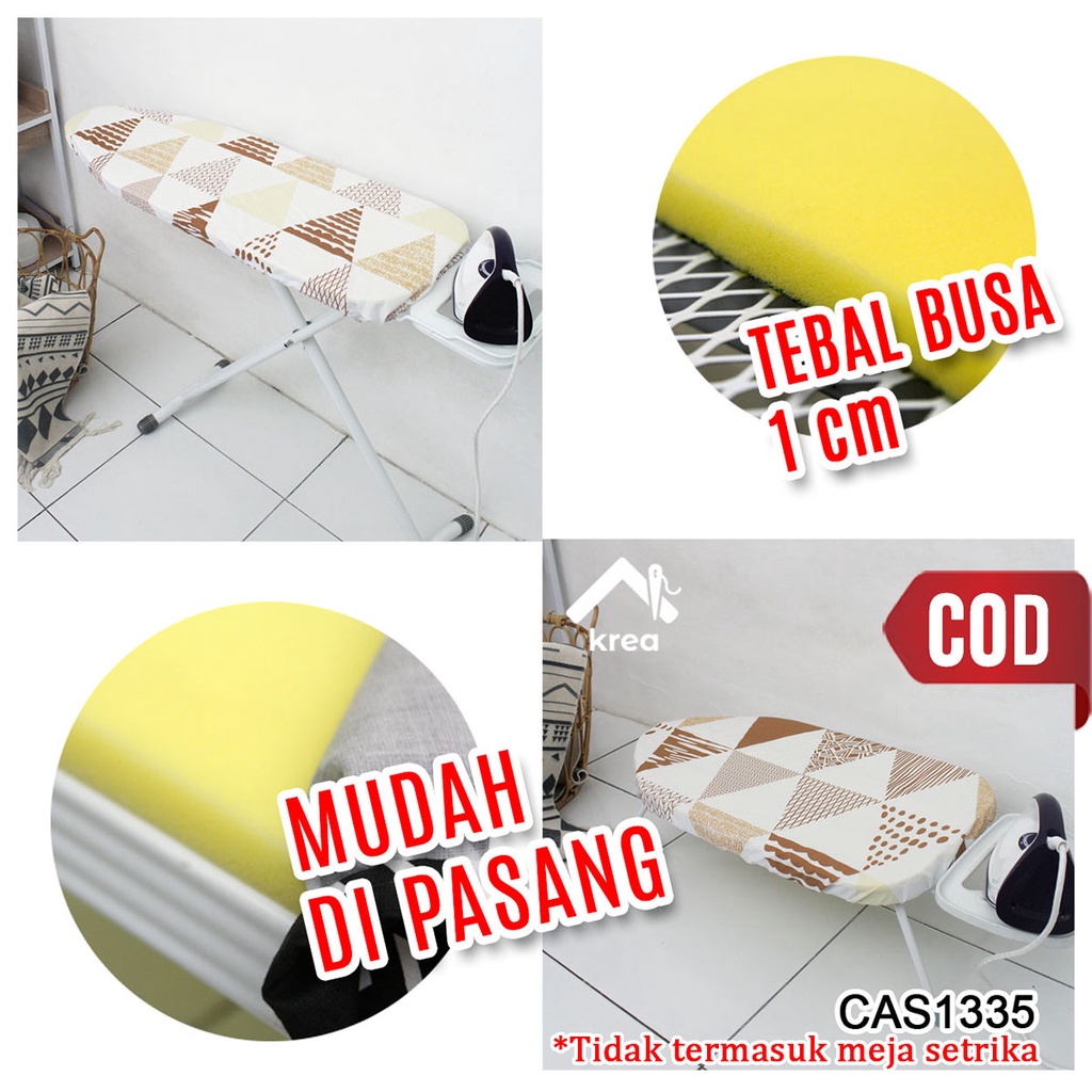 COVER MEJA SETRIKA KECIL DAN BESAR KRISBOW CAS1335 ( TANPA MEJA )