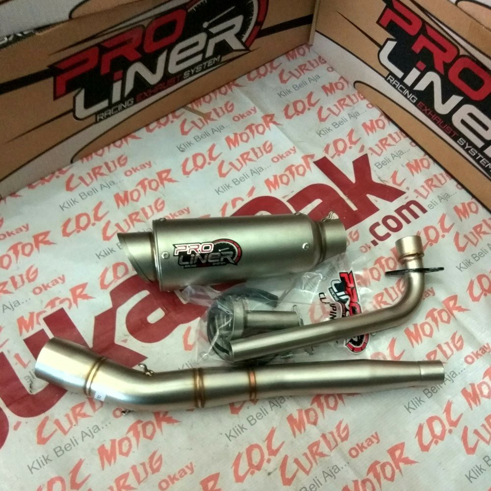 KNALPOT RACING PROLINER YAMAHA JUPITER Z VEGA ZR R SUPRA X bac 89