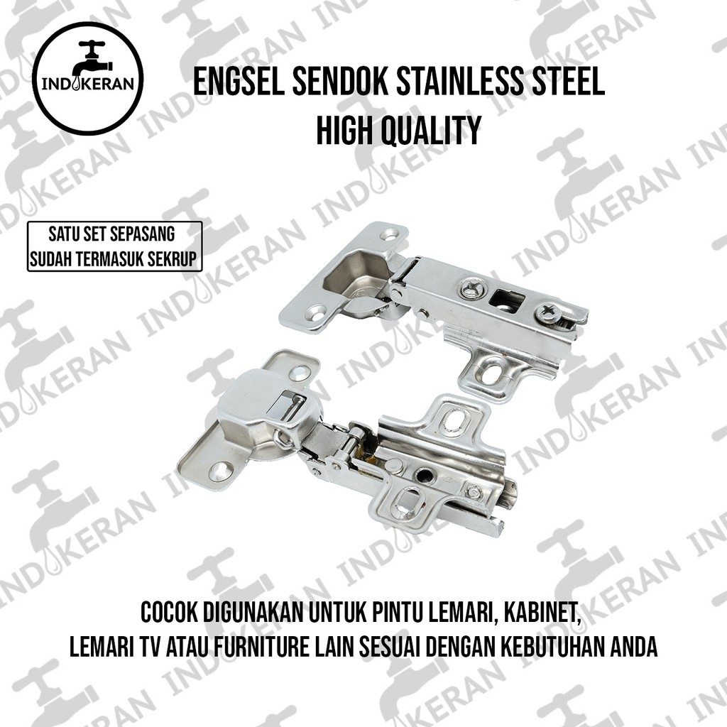 INDOKERAN - Engsel Sendok Pintu Lemari - High Quality