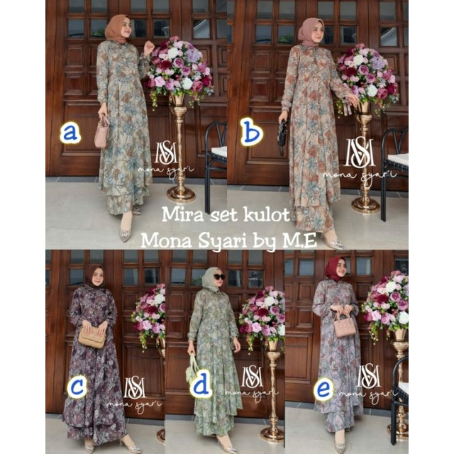 Mira Set Kulot by Mona Syari Me Collection