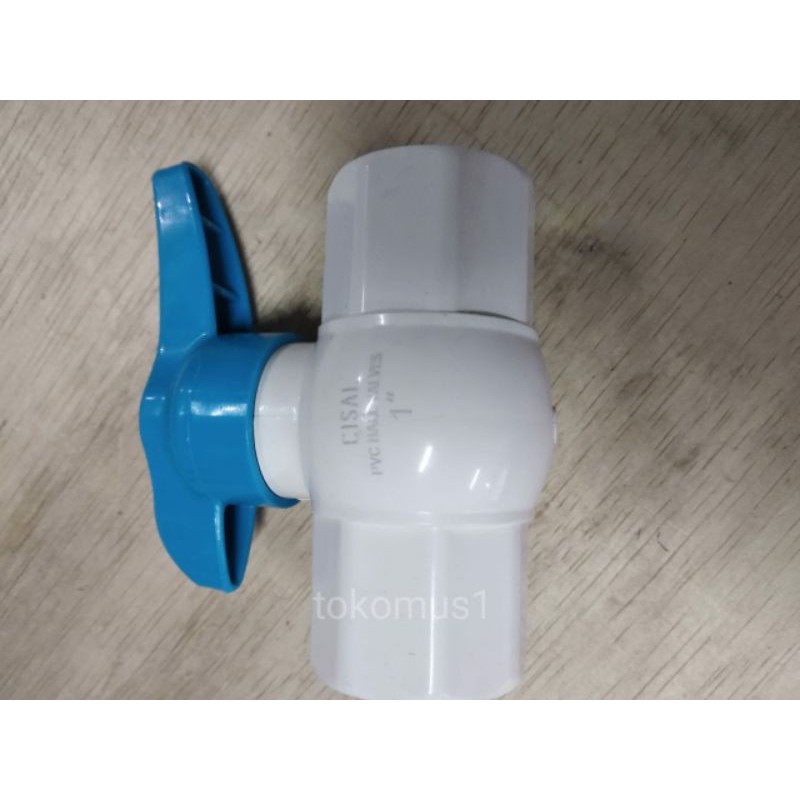 BALL VALVE STOP KRAN PENGATUR ALIRAN AIR UKURAN 1/2 INCH 3/4 INCH 1 INCHI BAHAN PVC TEBAL CISAL