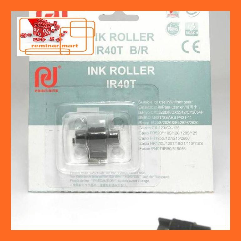 

474Srem Tinta Kalkulator Ir-40T (Black Red) Repjd80E