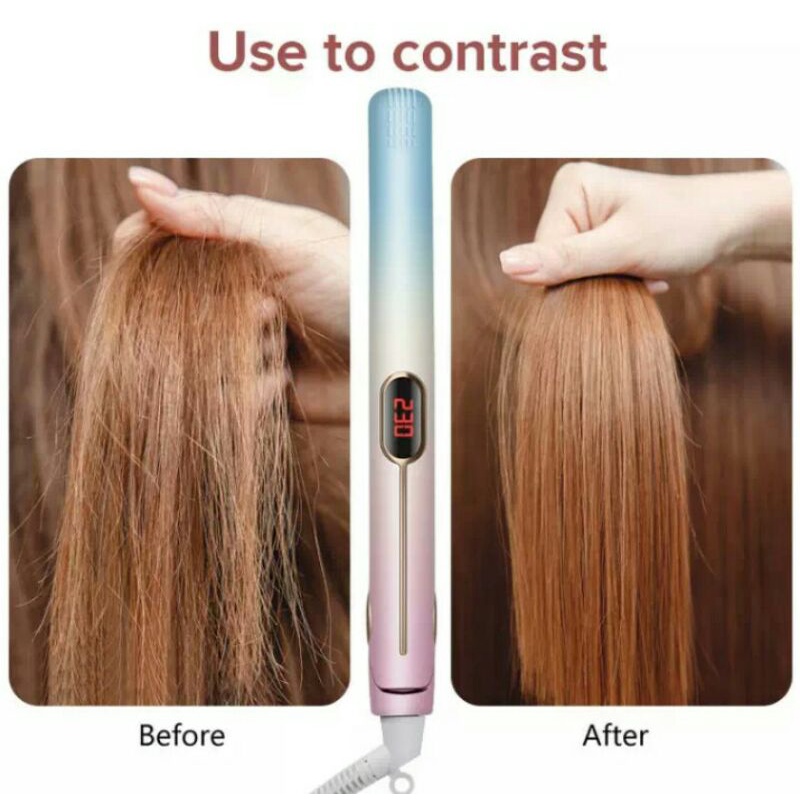 UBEATOR -UBT- CATOK KOREA 2IN1/CATOK SALON RIBONDING/CATOK CURLY KOREA/CATOK SALON UNTUK SMOOTHING/CATOKAN  NANO TITANIUM /CERAMIC /ALAT REBONDING RAMBUT/CATOK MADE IN KOREA-COD-  KOREA/ALAT PELURUS RAMBUT SALON/CATOKAN KOREA/CATOKAN RAMBUT SMOTHING