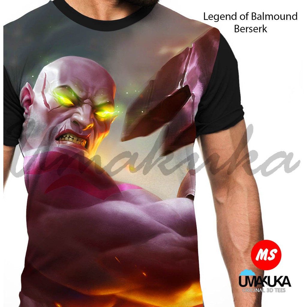 KAOS FULLPRINT MOBILE LEGEND KEREN TERLARIS / KAOS MOBILE LEGEND / KAOS FULLPRINT
