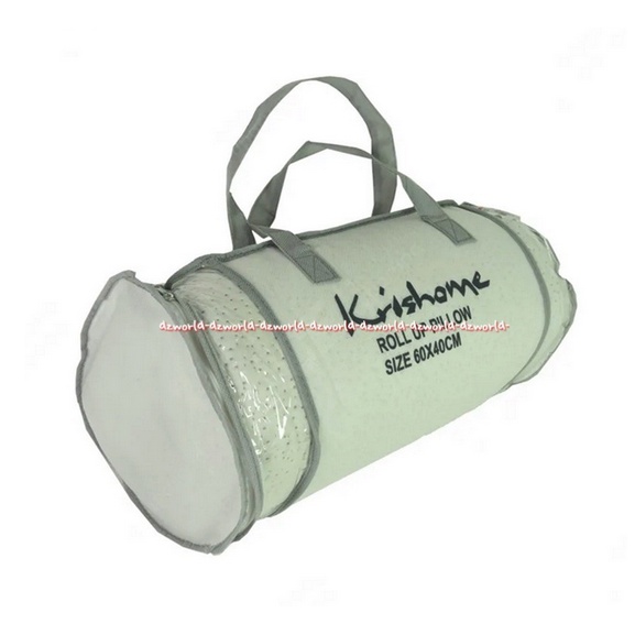 Krishome Roll Up Pillow Bantal Guling Memory Foam Kris Home RollUp 60x40cm Bahan Lunak lembut Bantall