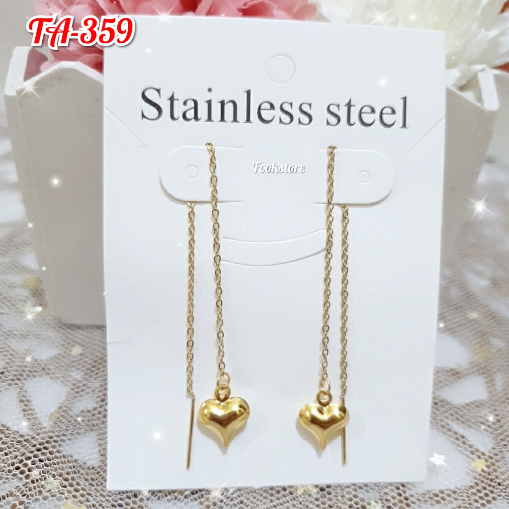 PROMO TITANIUM ANTING JURAI FASHION KOREA ANTI KARAT/COD