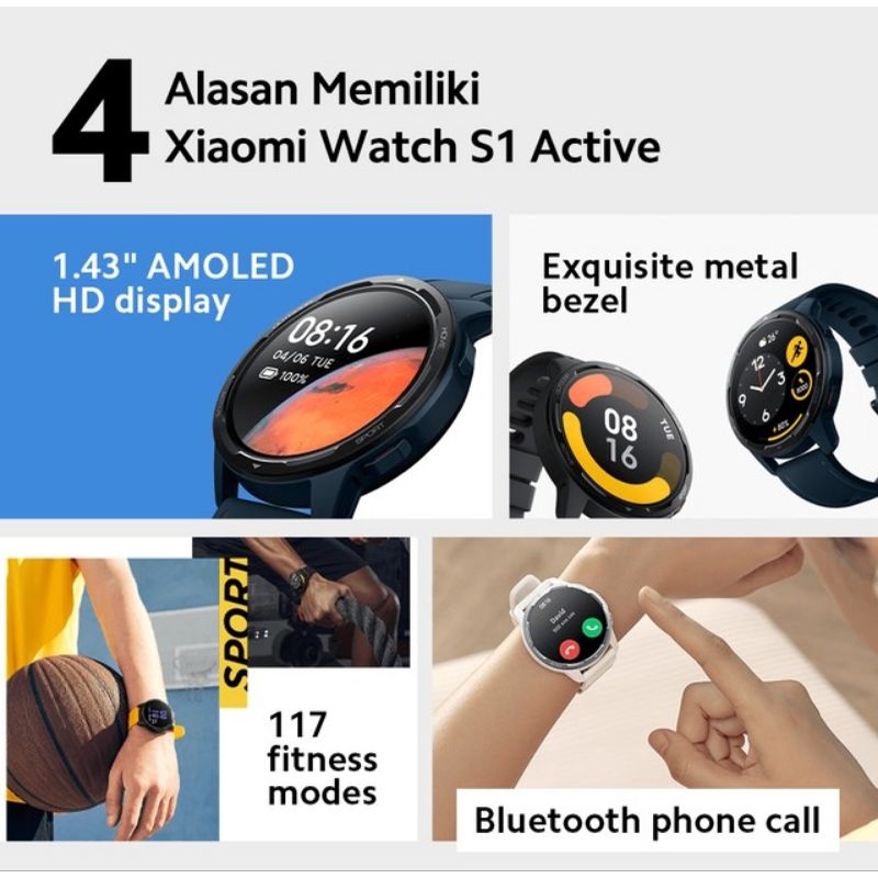 XIAOMI SMART WATCH S1 ACTIVE