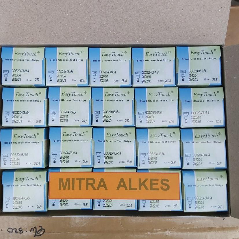 Strip Gula Darah Easy Touch. Strip Glucosa EasyTouch. Strip Glucose EasyTouch. Strip Gula Darah ET.