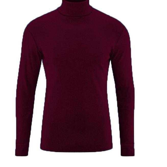 Telah Hadir - TURTLENECK PRIA / COWOK TANGAN PANJANG BAJU KAOS LEHER TINGGI POLOS LENGAN PANJANG FIT