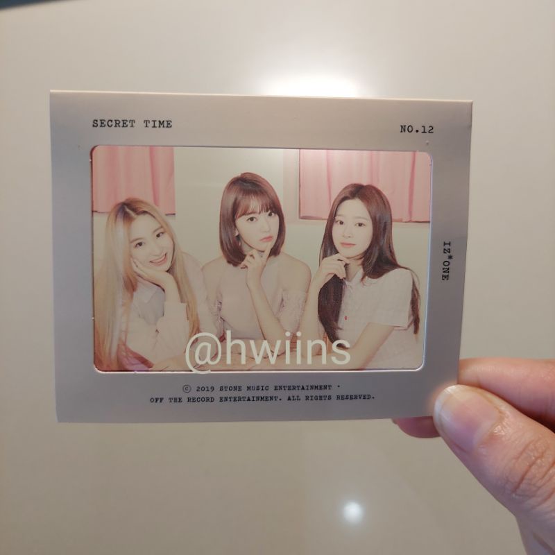 Photofilm Izone Chaeyeon Sakura Minju Secret time