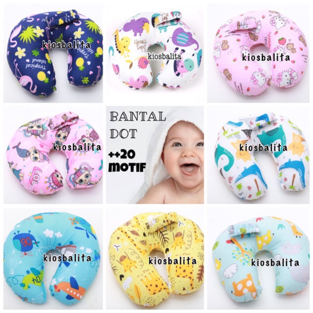 2in1 BANTAL DOT /BANTAL LEHER DOT BAYI / BANTAL LEHER ANAK