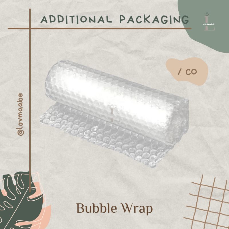 

BUBBLE WRAP - Additional Packaging / Packing Tambahan