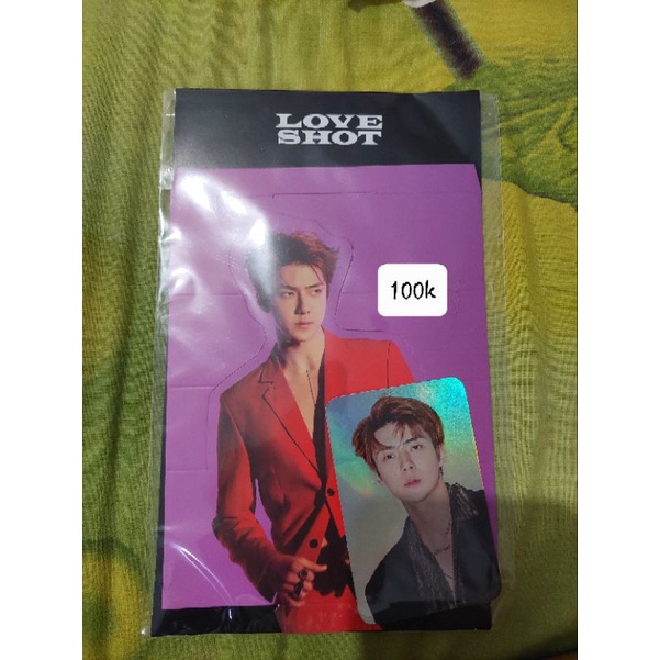 [BOOKED] EXO SEHUN STANDEE + HOLO PC