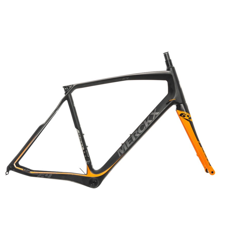Frame Road Bike Eddy Merckx Sallanches 64 Black/Orange U Brake Frame Set ORIGINAL Size M