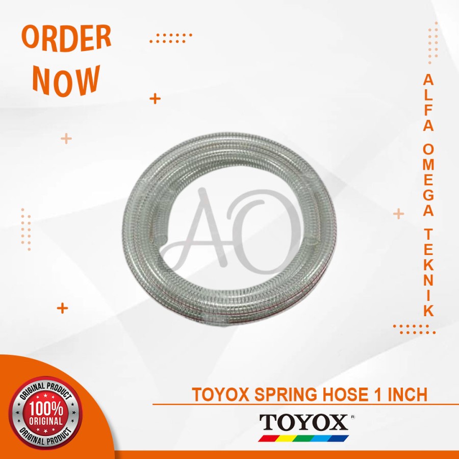 SELANG KAWAT SEPIRAL BENING TOYOSPRING 1 INCH TOYOX SPRING HOSE PVC 1"