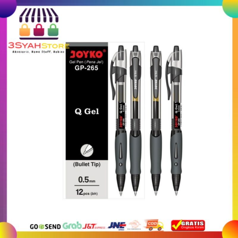 

Pulpen Pena Gel Joyko GP-265 Q Gel 0.5 mm