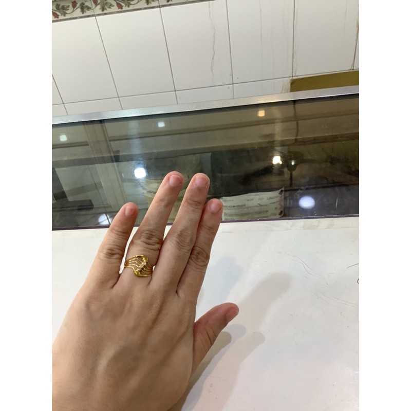 cincin emas kadar 700 model tali permata 0.95