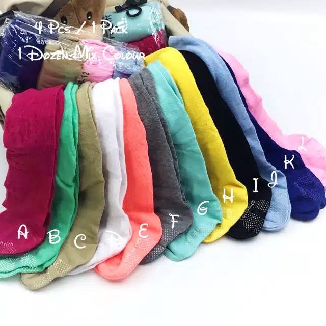 Legging bayi polos tutup kaki / leging cotton rich polos