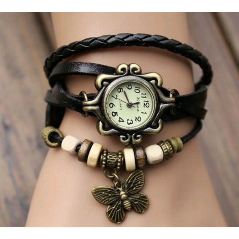 Jam Tangan Gelang Tribal Vintage Etnik