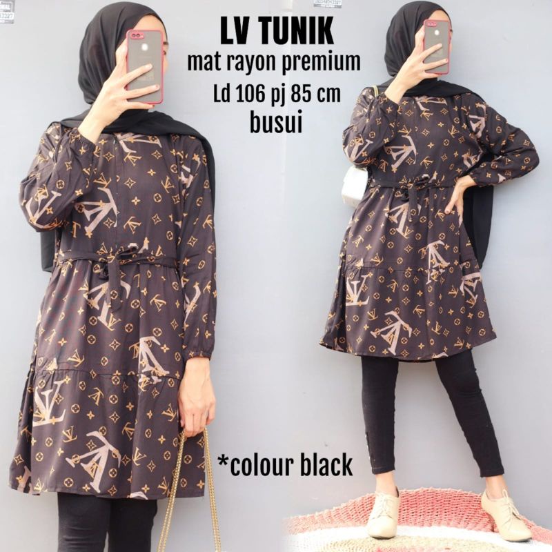 TUNIK MOTIF RAYON TERBARU DV/01