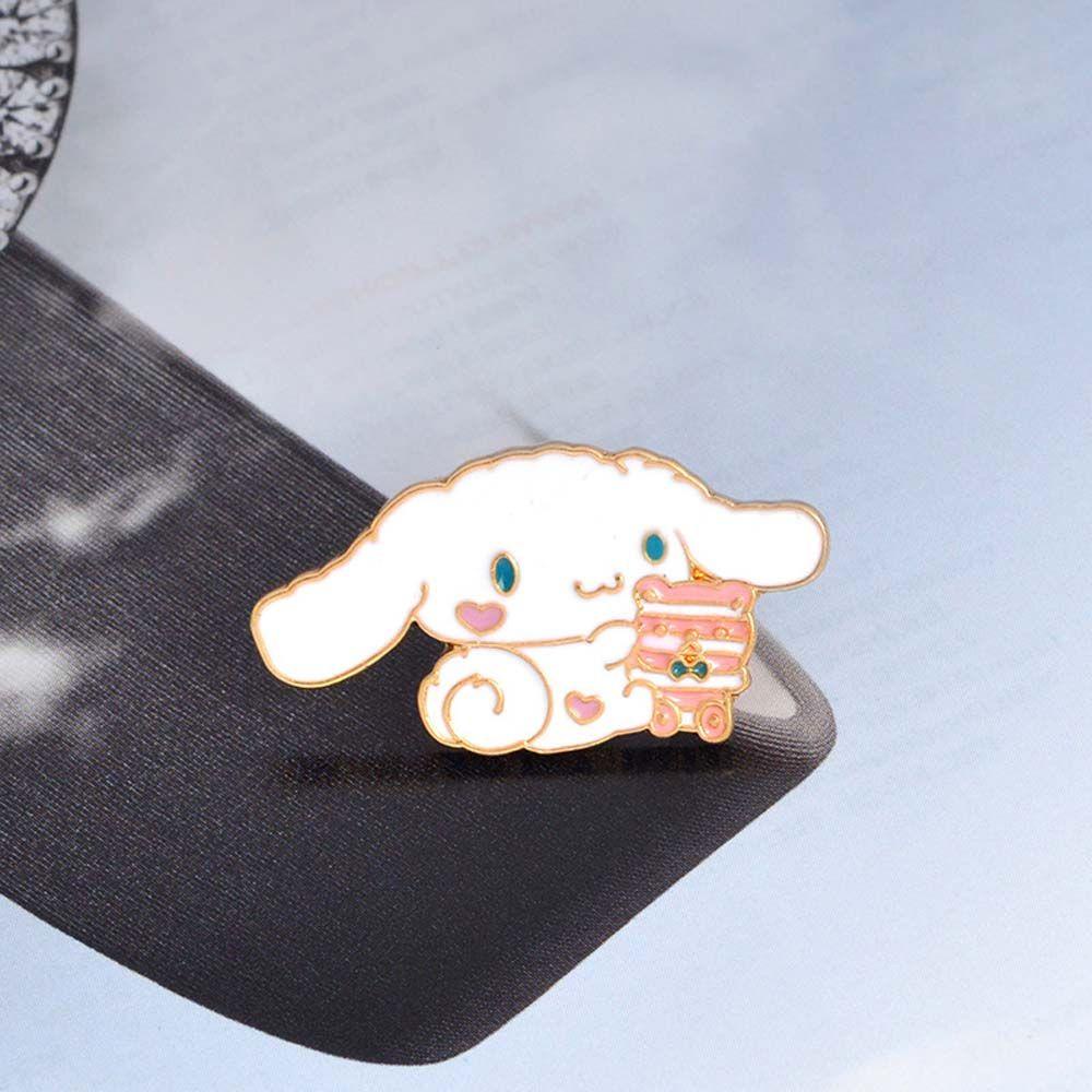 Mxbeauty My Melody Bros Lucu Kartun Kuromi Cinnamoroll Purin Kerah Pin Lencana Pin Enamel Pin