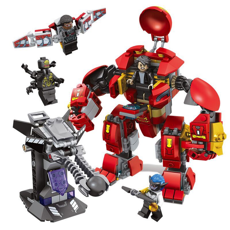 Mainan Lego Anak Hulkbuster Smash-U Building Blocks Compatible Marvel Avengers Endgame Super Heroes