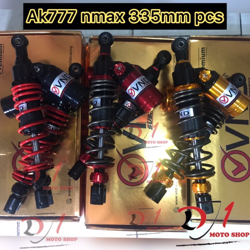 Shockbreaker SHOCK Breaker Tabung atas mirimg matic nmax PCX 335mm VND ak 777 racing ak777 RCB KTC