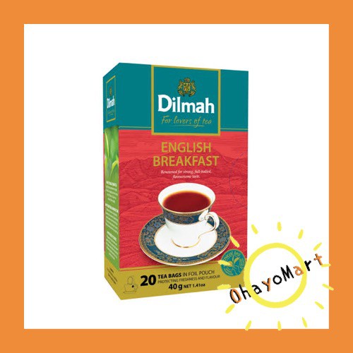 Dilmah English Breakfast Tea / Black Tea/ Instant Black Tea 20bags 40g