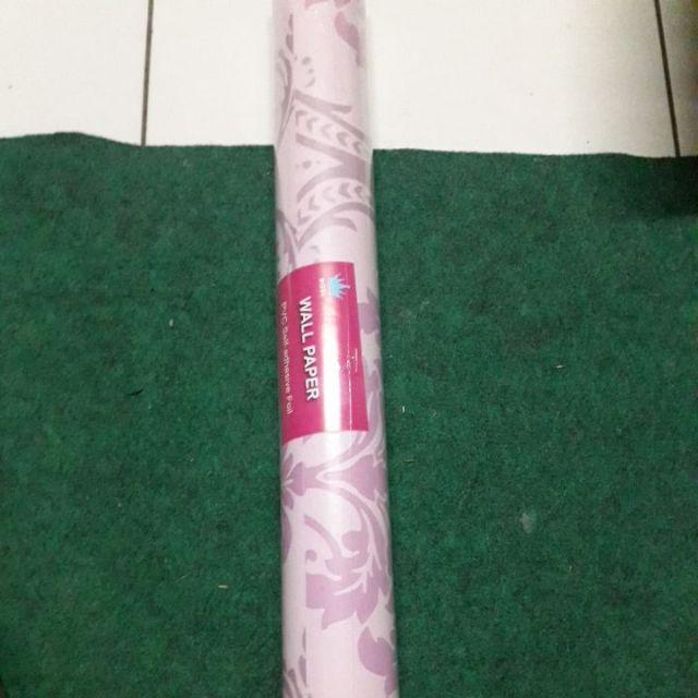 Wallpaper Batik Pink 10 M X 45 Cm