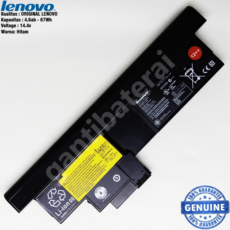 Baterai Lenovo ThinkPad X200 X201 Tablet X200T
