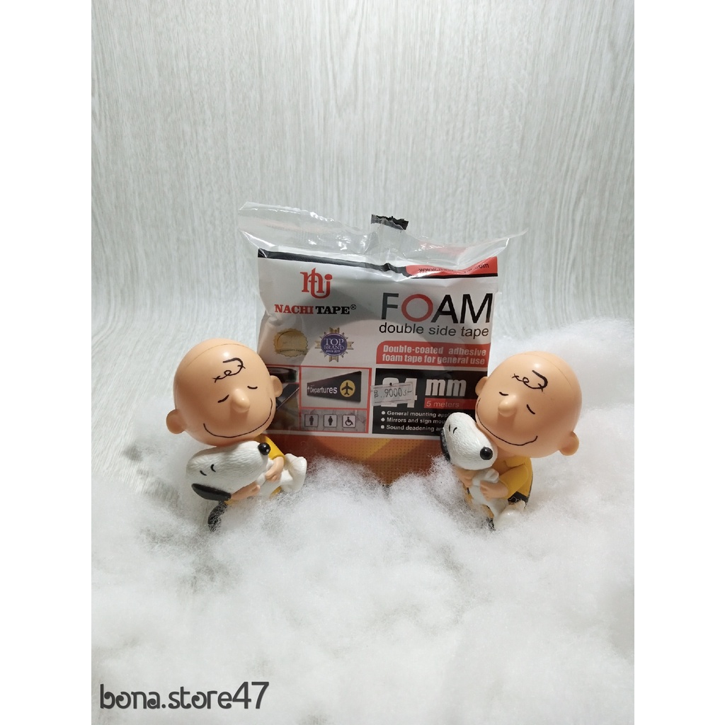 

DOUBLE TAPE FOAM NACHI 1/2 INCH 1 INCH| ISOLASI FOAM|ISOLASI BUSA| ISOLASI BOLAK BALIK | NACHI TAPE | SELOTIP |DOUBLE SIDE | NACHI TAPE|ISOLASI DOUBLE |ECER |PLAKBAND BOLAK BALIK | PLAKBAND NACHI