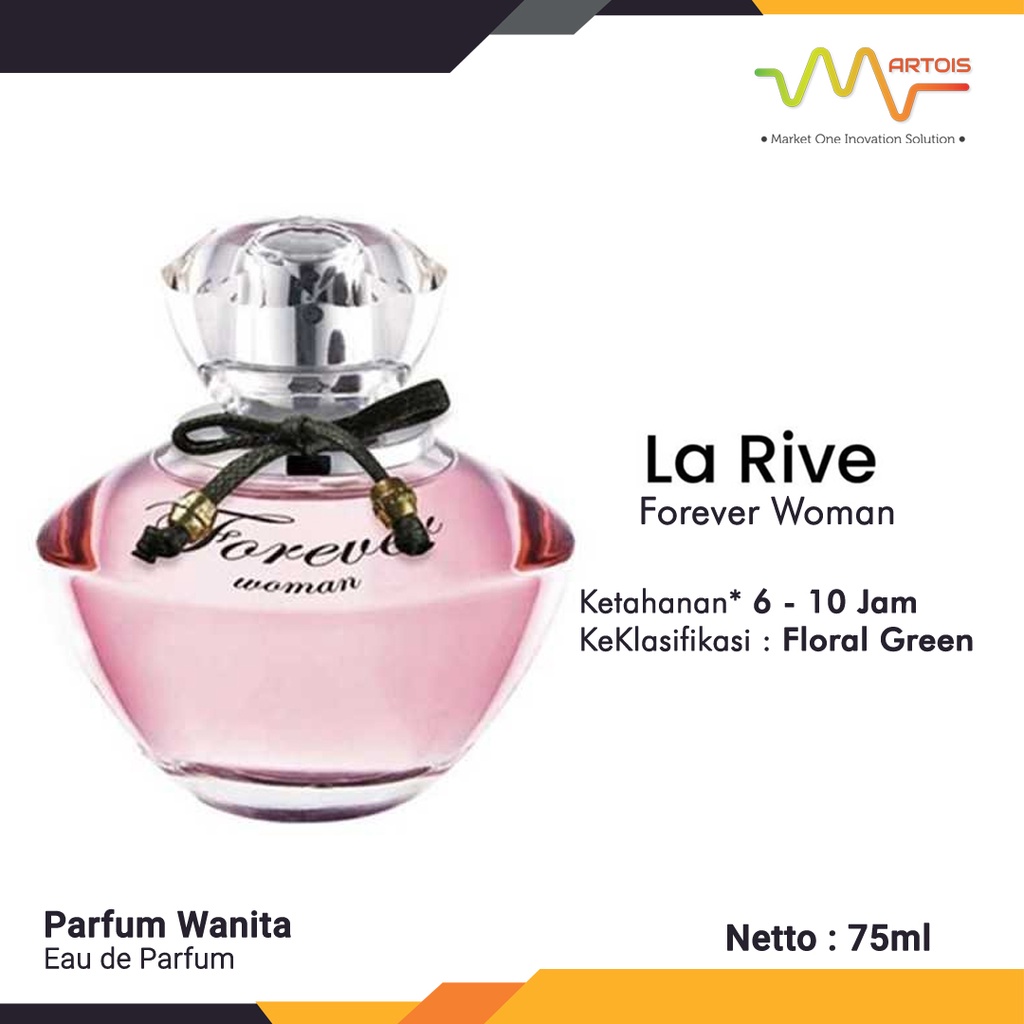 La Rive Forever Woman 75ml / Parfum Wanita Original
