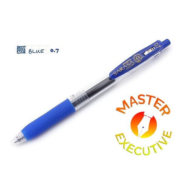 [Buah] Zebra Sarasa Clip JAPAN Blue 0.7 Gel Ink Rollerball / Pulpen Jel Biru